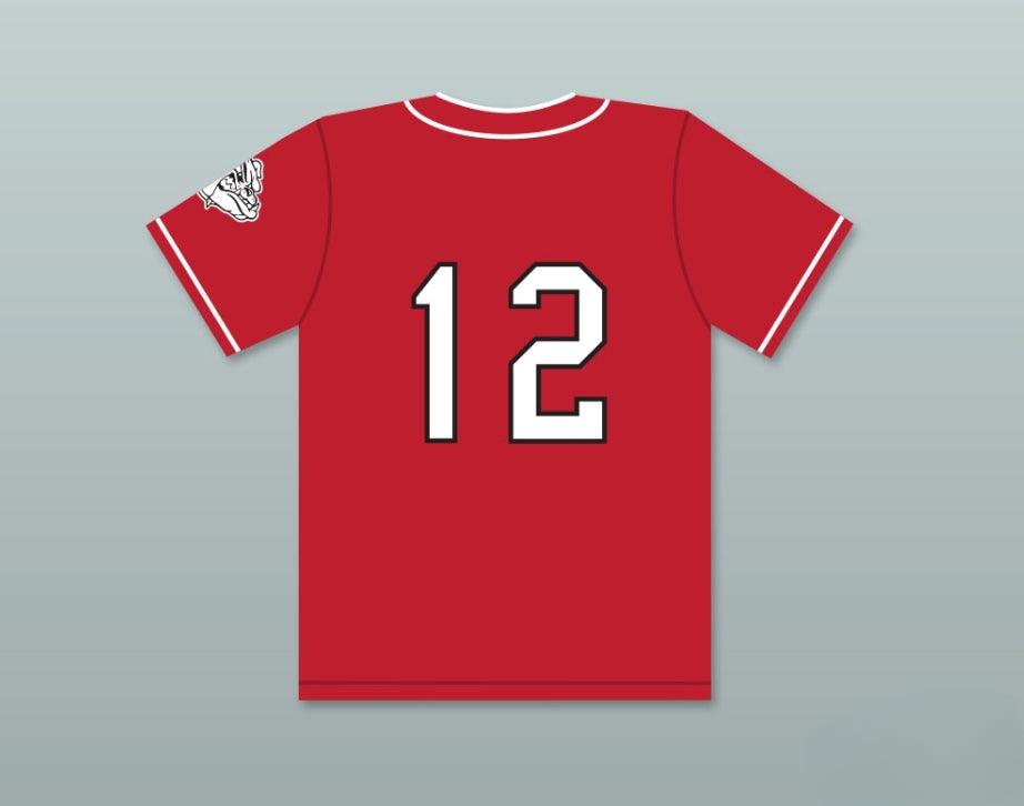 Custom Any Name Number KENDRICKS 12 BULLDOGS BASEBALL JERSEY HOME RUN Top Stitched S-6XL