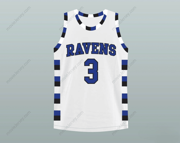 CUSTOM ANY Name Number LUCAS SCOTT 3 ONE TREE HILL RAVENS BASKETBALL JERSEY Top Stitched S-6XL