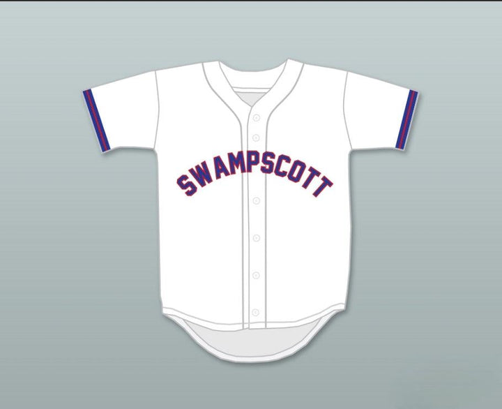 Custom Any Name Number DAVID PORTNOY 25  HIGH SCHOOL WHITE BASEBALL JERSEY Top Stitched S-6XL