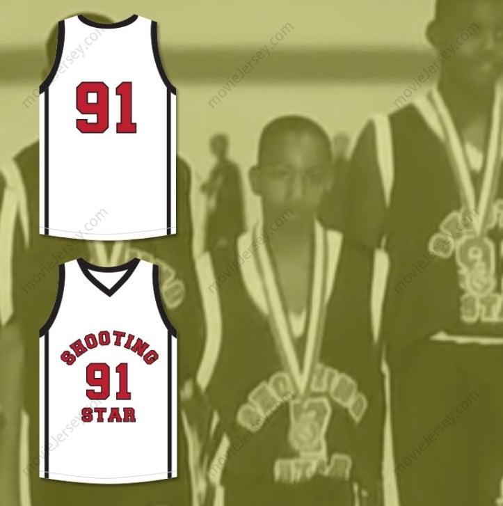 CUSTOM ANY Name Number SIAN COTTON 91 OHIO SHOOTING STARS AAU WHITE BASKETBALL JERSEY MORE THAN A GAME Top Stitched S-6XL