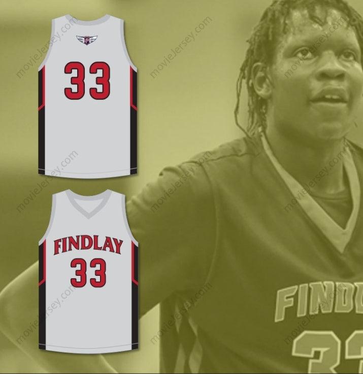 CUSTOM ANY Name Number BOL BOL 33  PREP GRAY BASKETBALL JERSEY 1 Top Stitched S-6XL
