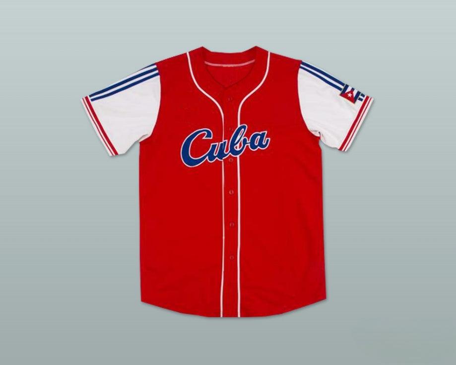 Custom Any Name Number JOSE ABREU 23 CUBA RED BASEBALL JERSEY Top Stitched S-6XL