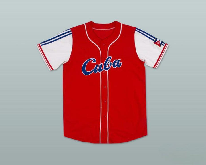 Custom Any Name Number JOSE ABREU 23 CUBA RED BASEBALL JERSEY Top Stitched S-6XL