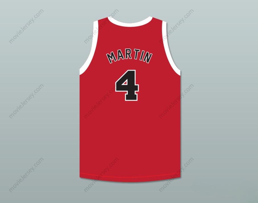 CUSTOM ANY Name Number DINO MARTIN 4 PROVIDENCE STEAMROLLERS RED BASKETBALL JERSEY WITH PATCH Top Stitched S-6XL