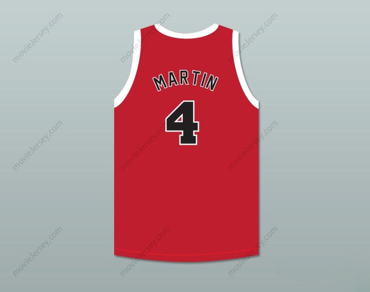 CUSTOM ANY Name Number DINO MARTIN 4 PROVIDENCE STEAMROLLERS RED BASKETBALL JERSEY WITH PATCH Top Stitched S-6XL