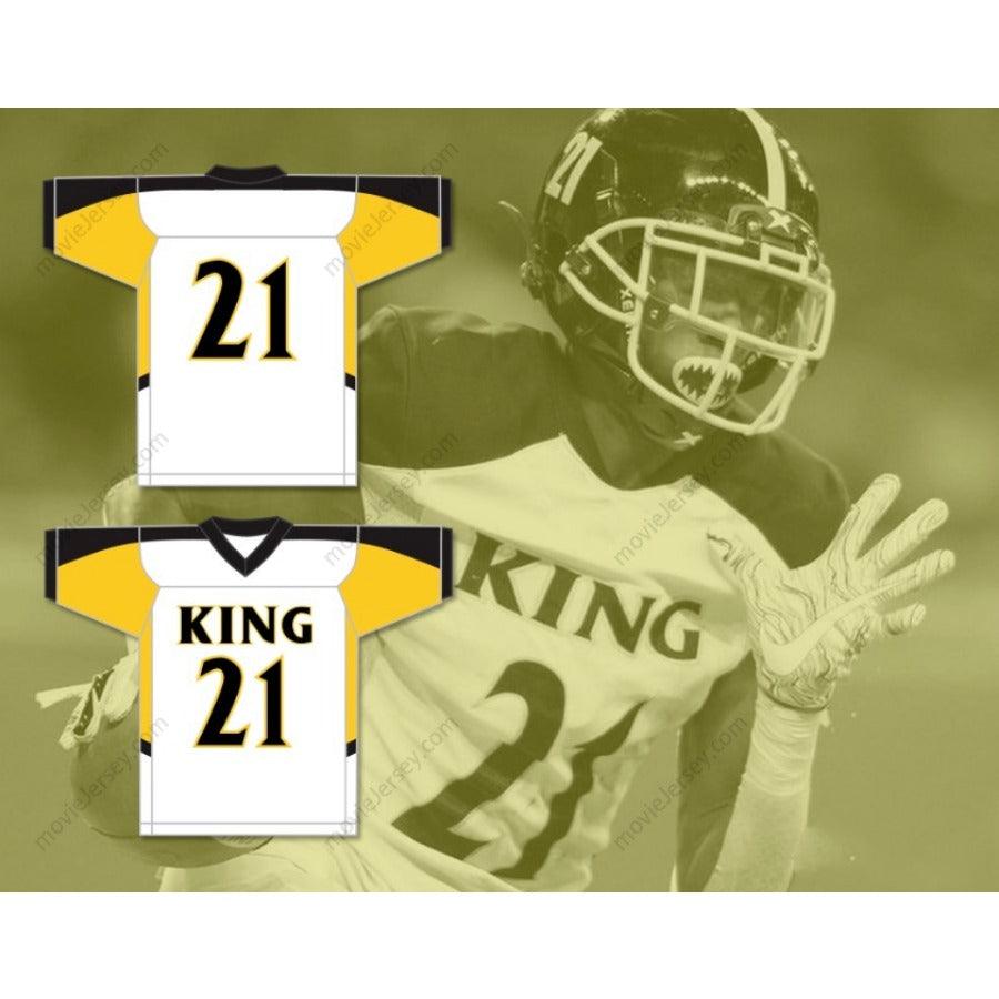 CUSTOM ANY Name Number AHMAD GARDNER 21 MARTIN LUTHER KING HIGH SCHOOL CRUSADERS Football Jersey Top Stitched S-6XL