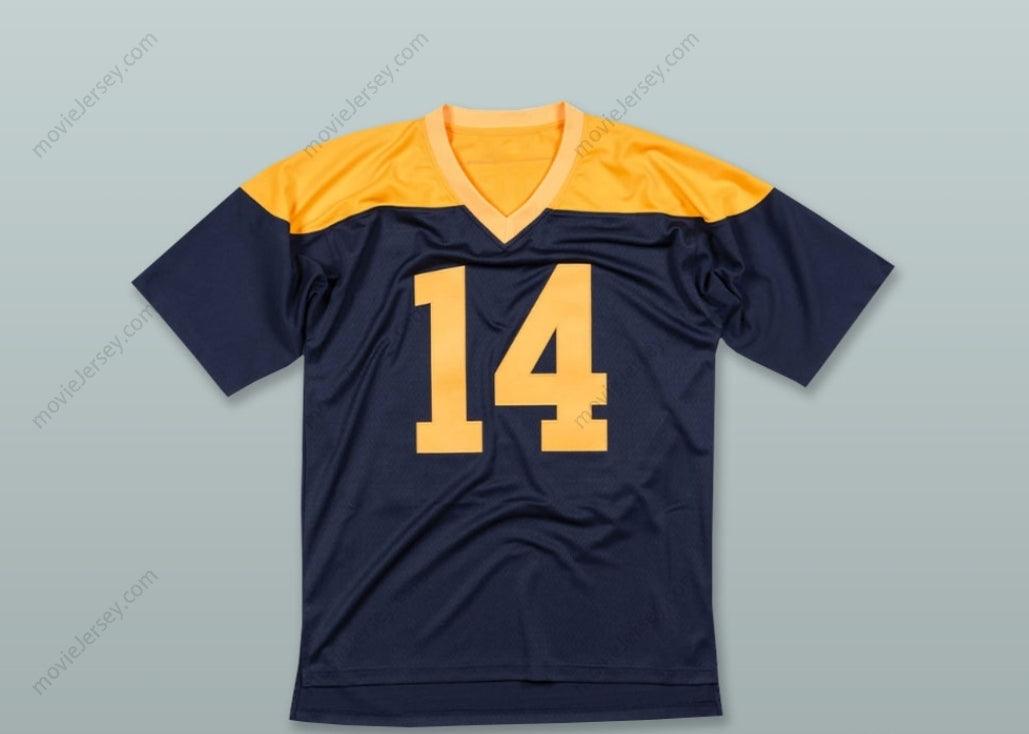 CUSTOM ANY Name Number Don Hutson 14 Throwback Navy Blue Football Jersey Football Jersey Top Stitched S-6XL