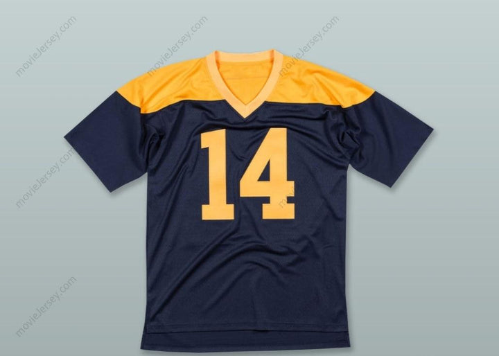 CUSTOM ANY Name Number Don Hutson 14 Throwback Navy Blue Football Jersey Football Jersey Top Stitched S-6XL