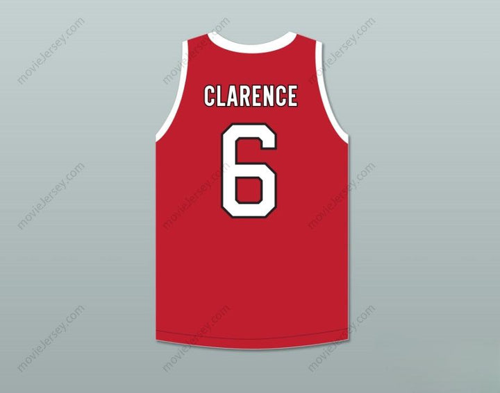 CUSTOM ANY Name Number CLARENCE 6 ACE FAMILY CHARITY RED BASKETBALL JERSEY Top Stitched S-6XL