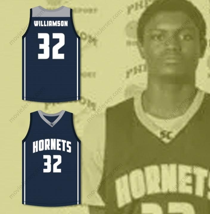 CUSTOM ANY Name Number ZION WILLIAMSON 32 SOUTH CAROLINA  NAVY BLUE BASKETBALL JERSEY 2 Top Stitched S-6XL