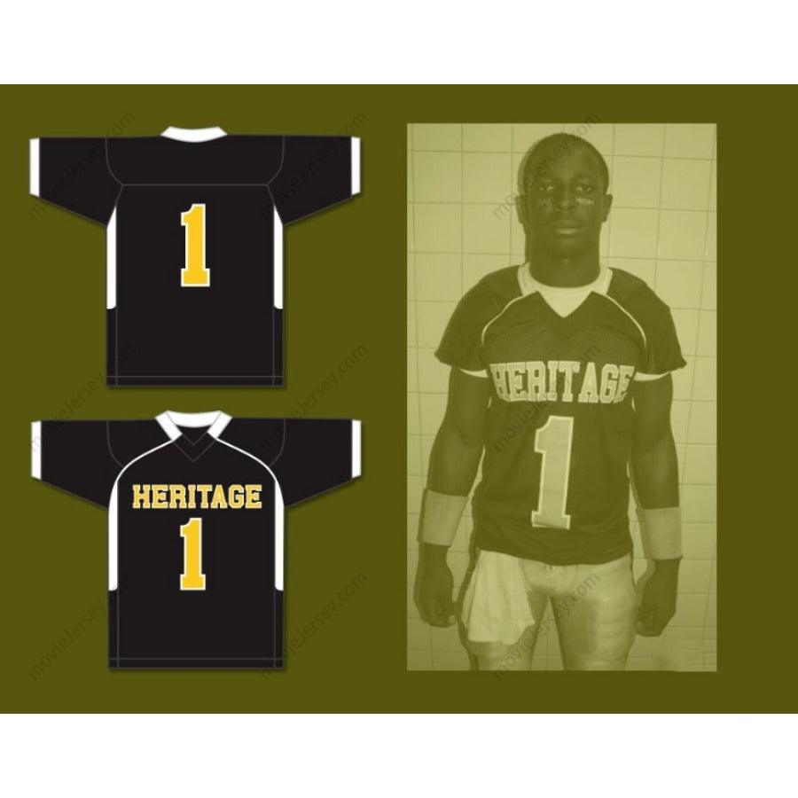 CUSTOM ANY Name Number SONY MICHEL 1 AMERICAN HERITAGE SCHOOL PATRIOTS Football Jersey Top Stitched S-6XL
