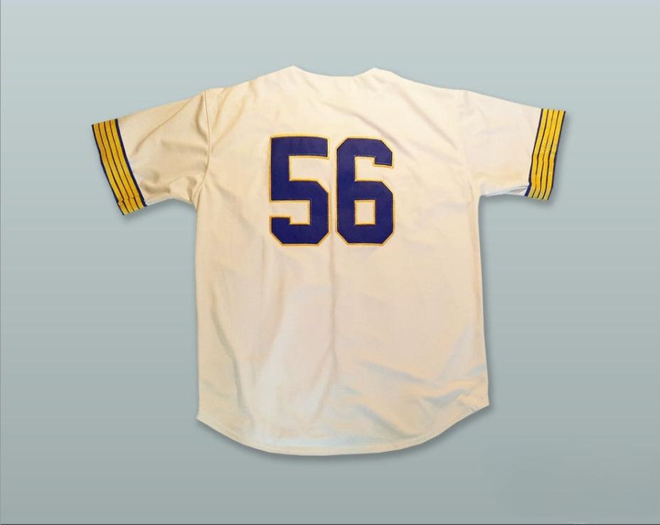 Custom Any Name Number JIM BOUTON 56  PILOTS WHITE BASEBALL JERSEY Top Stitched S-6XL