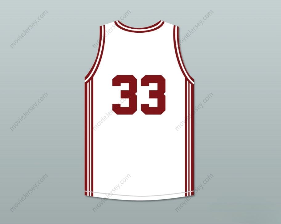 CUSTOM ANY Name Number  BRYANT 33 LOWER MERION HIGH SCHOOL ACES WHITE BASKETBALL JERSEY 1 Top Stitched S-6XL