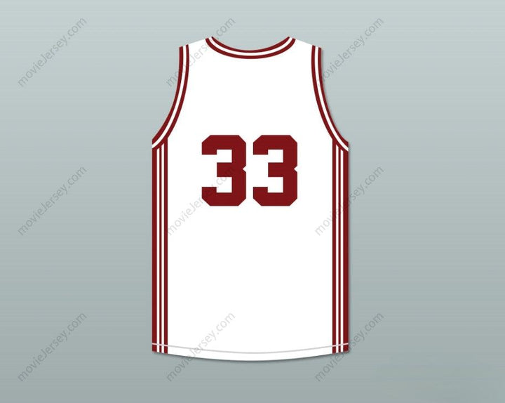 CUSTOM ANY Name Number  BRYANT 33 LOWER MERION HIGH SCHOOL ACES WHITE BASKETBALL JERSEY 1 Top Stitched S-6XL