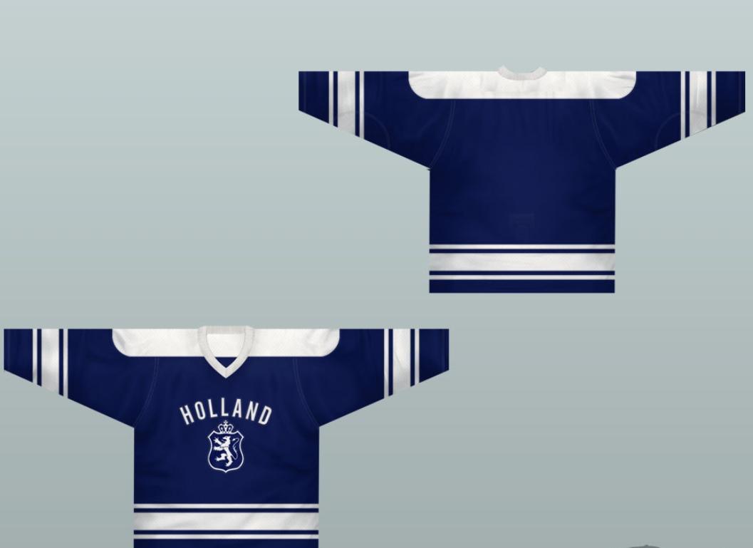 Custom Any Name Number HOLLAND NATIONAL TEAM HOCKEY JERSEY NEW Stitched Top Stitched S-6XL