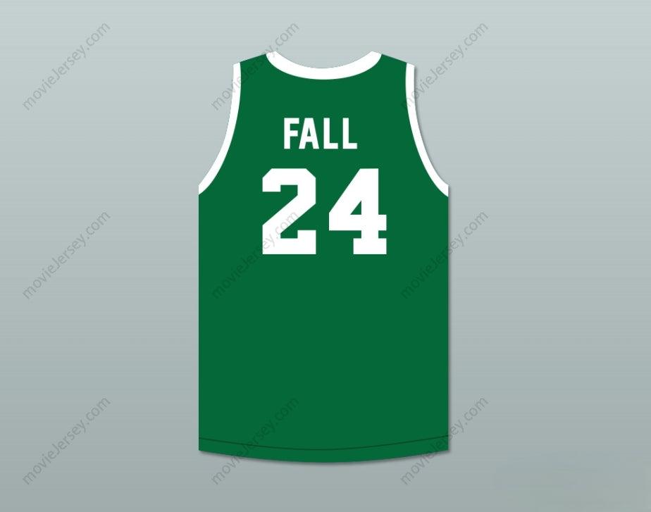 CUSTOM ANY Name Number TACKO FALL 24 JAMIE'S HOUSE CHARTER SCHOOL JAGUARS GREEN BASKETBALL JERSEY 2 Top Stitched S-6XL