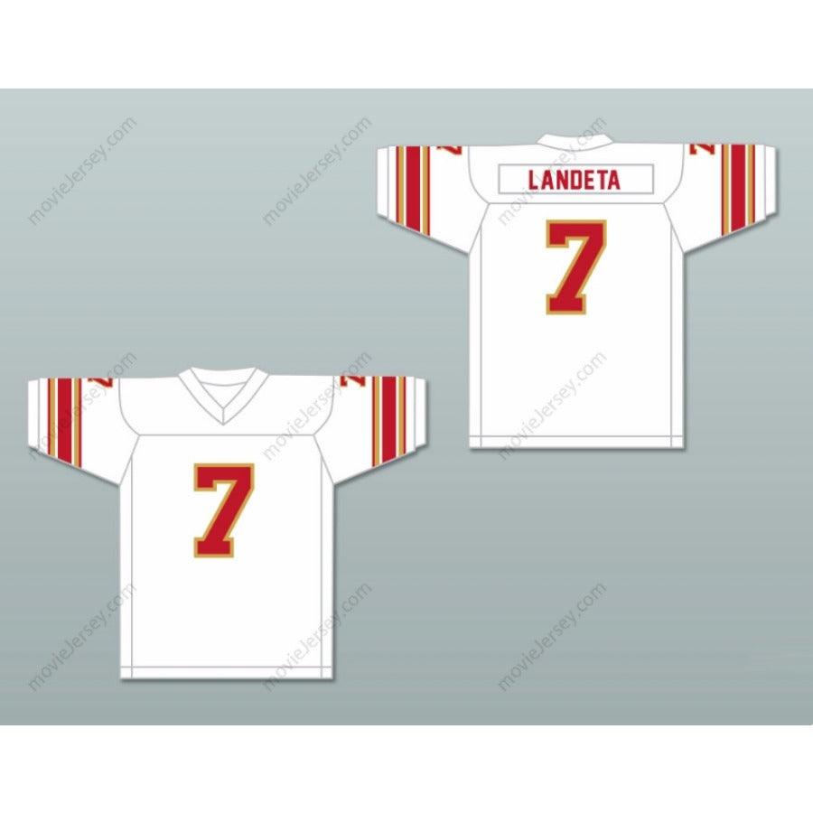 CUSTOM ANY Name Number 1985 USFL SEAN LANDETA 7 BALTIMORE STARS HOME Football Jersey Top Stitched S-6XL