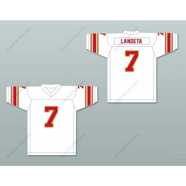CUSTOM ANY Name Number 1985 USFL SEAN LANDETA 7 BALTIMORE STARS HOME Football Jersey Top Stitched S-6XL