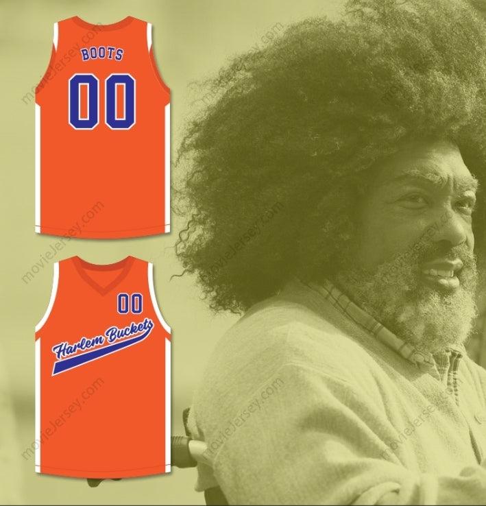 CUSTOM ANY Name Number BOOTS 00 HARLEM BUCKETS ALTERNATE BASKETBALL JERSEY UNCLE DREW Top Stitched S-6XL