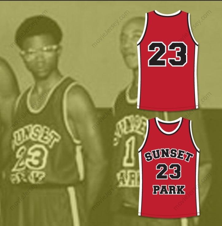 CUSTOM ANY Name Number DE'AUNDRE BONDS BUSY-BEE 23 SUNSET PARK BASKETBALL JERSEY STITCH SEWN Top Stitched S-6XL