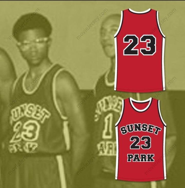 CUSTOM ANY Name Number DE'AUNDRE BONDS BUSY-BEE 23 SUNSET PARK BASKETBALL JERSEY STITCH SEWN Top Stitched S-6XL