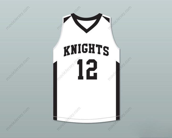 CUSTOM ANY Name Number JA MORANT 12 CRESTWOOD HIGH SCHOOL KNIGHTS WHITE BASKETBALL JERSEY 1 Top Stitched S-6XL