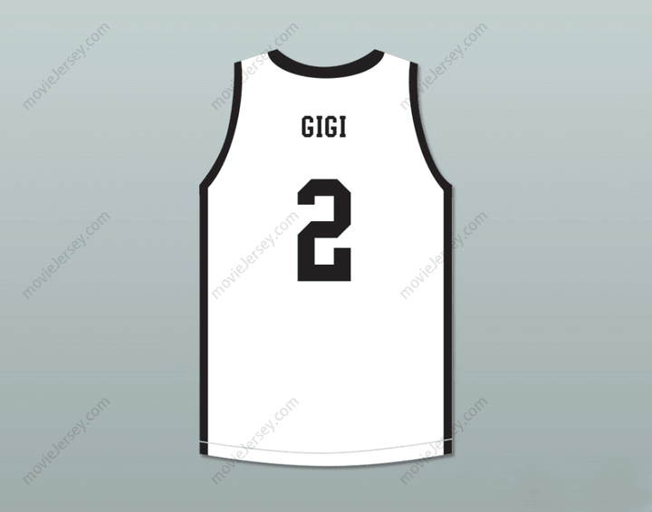 CUSTOM ANY Name Number GIGI 2 MAMBA BALLERS WHITE BASKETBALL JERSEY Top Stitched S-6XL