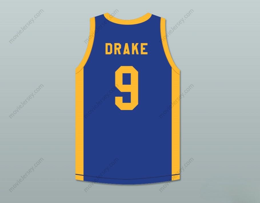 CUSTOM ANY Name Number DRAKE 9 DEGRASSI COMMUNITY SCHOOL PANTHERS BASKETBALL JERSEY Top Stitched S-6XL
