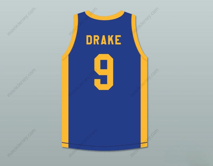 CUSTOM ANY Name Number DRAKE 9 DEGRASSI COMMUNITY SCHOOL PANTHERS BASKETBALL JERSEY Top Stitched S-6XL
