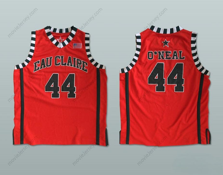 CUSTOM ANY Name Number JERMAINE O’NEAL 44 EAU CLAIRE HIGH SCHOOL BASKETBALL JERSEY Top Stitched S-6XL