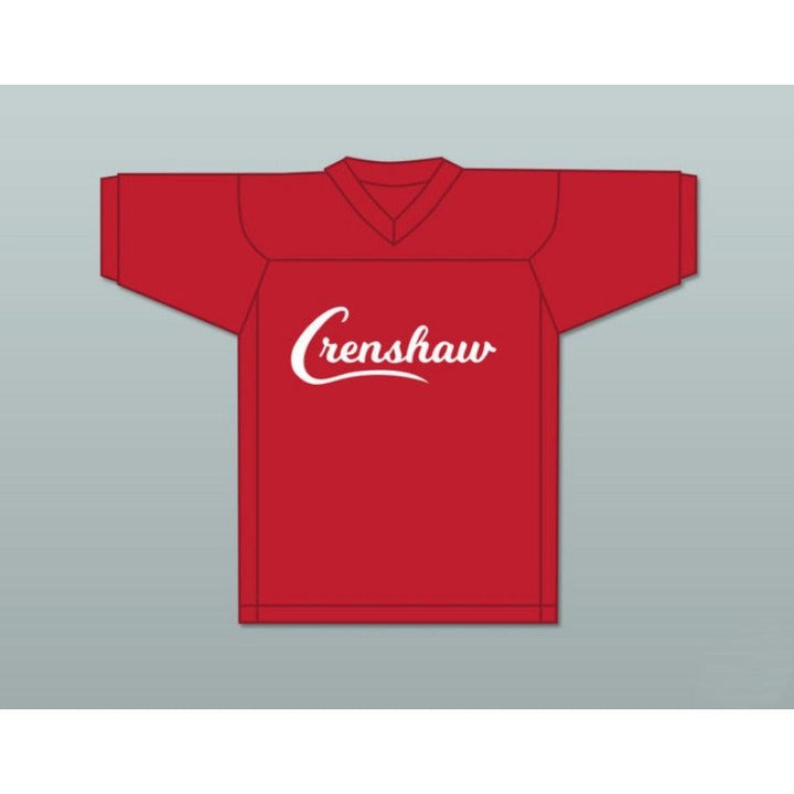 CUSTOM ANY Name Number NIPSEY HUSSLE 33 CRENSHAW Football Jersey Top Stitched S-6XL