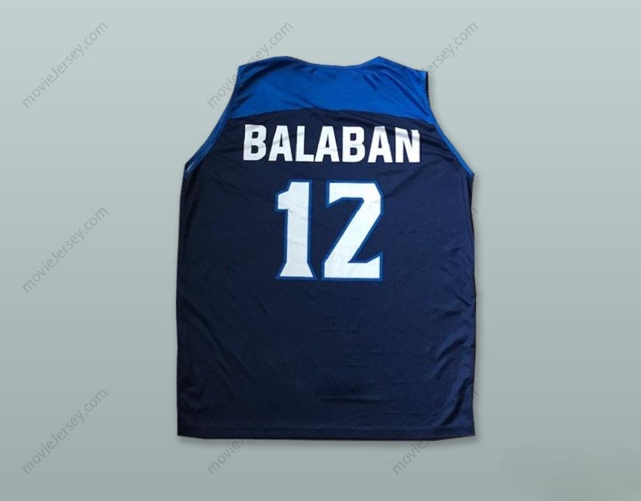 CUSTOM ANY Name Number   Home > BASKETBALL > DARKO BALABAN 12 CLUB MELILLA BALONCESTO NAVY BLUE BASKETBALL JERSEY Top Stitched S-6XL