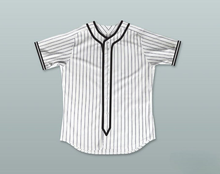 Custom Any Name Number TWILIGHT EDWARD CULLEN WHITE PINSTRIPED BASEBALL JERSEY Top Stitched S-6XL