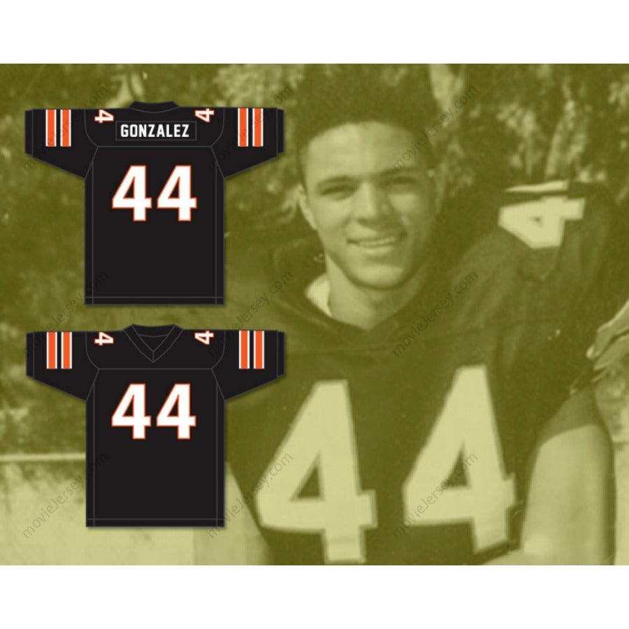 CUSTOM ANY Name Number TONY GONZALEZ 44 HUNTINGTON BEACH HIGH SCHOOL OILERS WHITE FOOTBALL JERSEY Top Stitched S-6XL