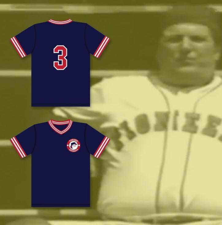 Custom Any Name Number MIKE WIDMER 3 PIONEERS AWAY BASEBALL JERSEY HARDBALL SITCOM Top Stitched S-6XL