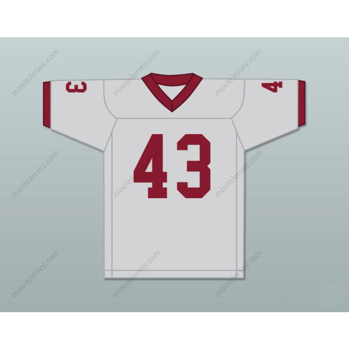 TROY POLAMALU 43 DOUGLAS HIGH SCHOOL TROJANS GRAY Football Jersey