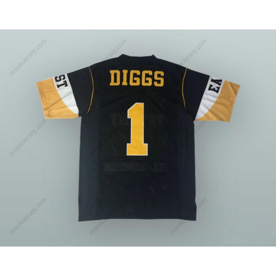 CUSTOM ANY Name Number STEFON DIGGS 1 U.S. ARMY HIGH SCHOOL ALL-AMERICAN EAST BLACK FOOTBALL JERSEY Top Stitched S-6XL