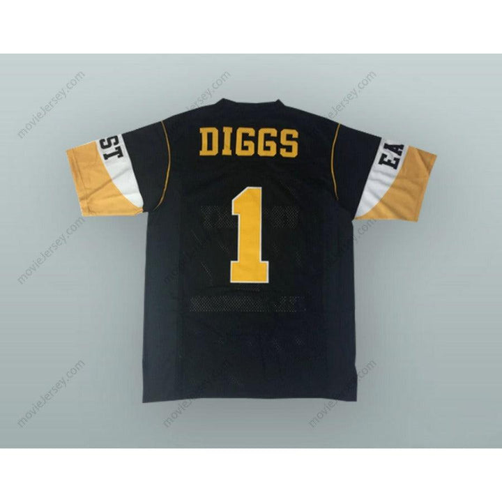 CUSTOM ANY Name Number STEFON DIGGS 1 U.S. ARMY HIGH SCHOOL ALL-AMERICAN EAST BLACK FOOTBALL JERSEY Top Stitched S-6XL