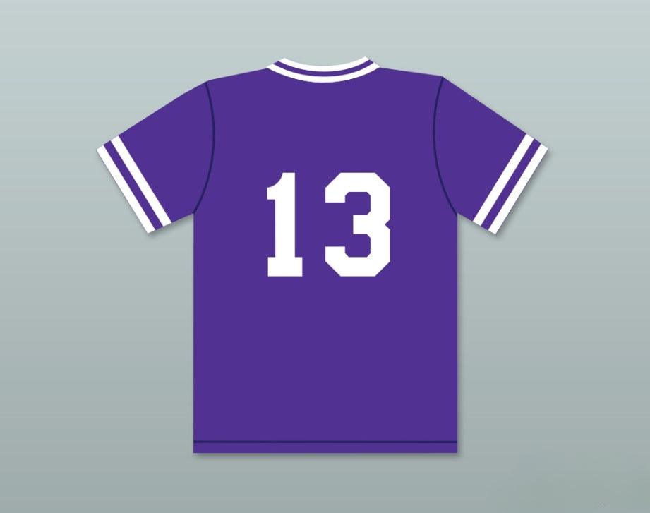 Custom Any Name Number MIKE PIAZZA 13  AREA HIGH SCHOOL PHANTOMS PURPLE BASEBALL JERSEY 3 Top Stitched S-6XL