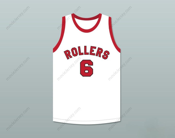 CUSTOM ANY Name Number HANK BEENDERS 6 PROVIDENCE STEAMROLLERS WHITE BASKETBALL JERSEY 3 Top Stitched S-6XL