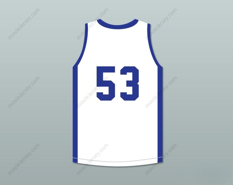 CUSTOM ANY Name Number HERB WILLIAMS 53 PUSH EXCEL PRO BASKETBALL CLASSIC WHITE BASKETBALL JERSEY 1985 CHARITY EVENT Top Stitched S-6XL