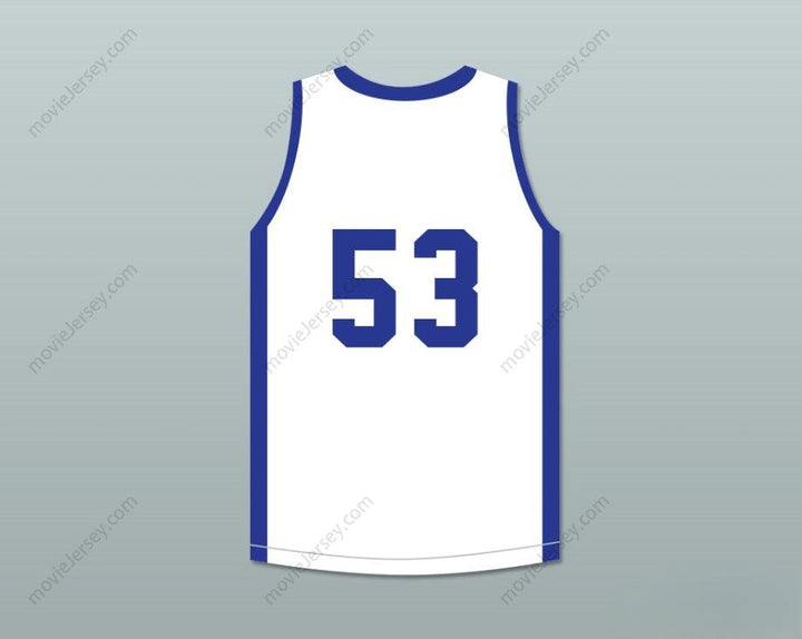 CUSTOM ANY Name Number HERB WILLIAMS 53 PUSH EXCEL PRO BASKETBALL CLASSIC WHITE BASKETBALL JERSEY 1985 CHARITY EVENT Top Stitched S-6XL