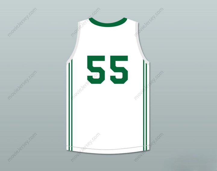 CUSTOM ANY Name Number TACKO FALL 55   LIONS WHITE BASKETBALL JERSEY Top Stitched S-6XL
