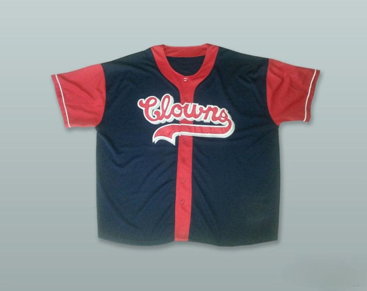 Custom Any Name Number HANK AARON 5  CLOWNS NEGRO LEAGUE BLACK BASEBALL JERSEY Top Stitched S-6XL