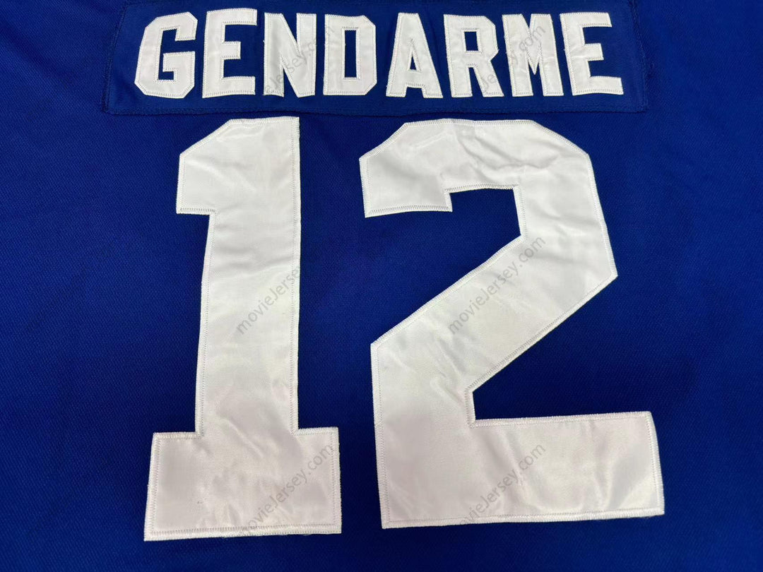 Custom Any Name Number PHILIPPE BOZON 12 FRANCE BLUE HOCKEY JERSEY  Top Stitched S-6XL