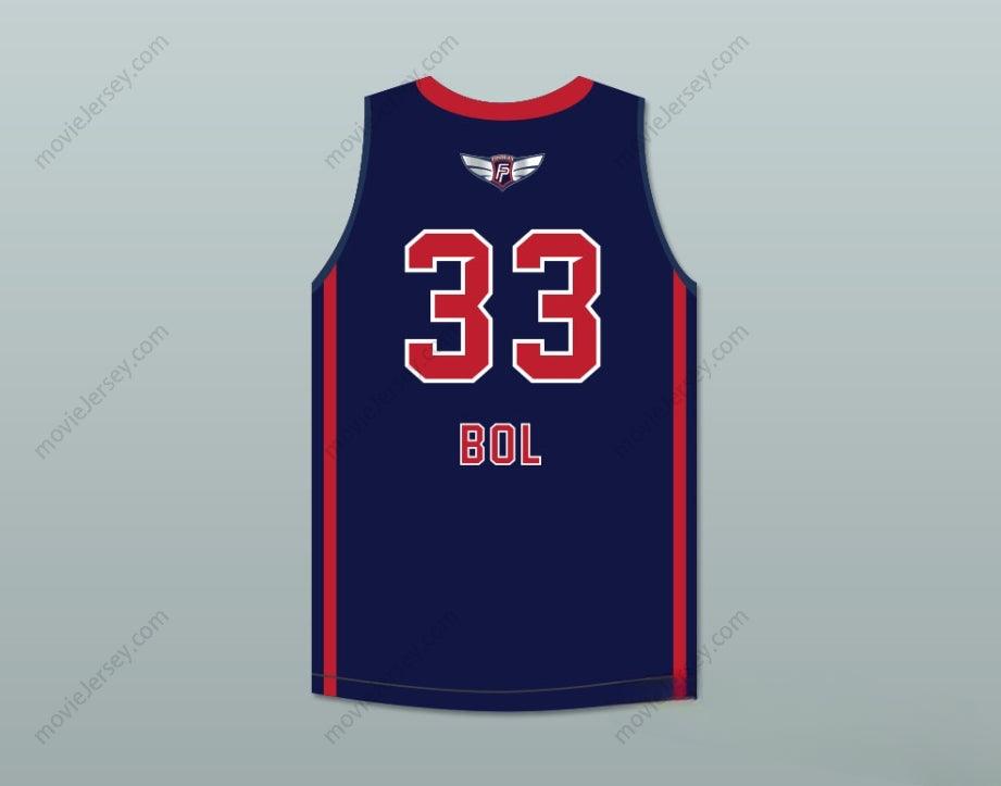 CUSTOM ANY Name Number BOL BOL 33  PREP NAVY BLUE BASKETBALL JERSEY 2 Top Stitched S-6XL