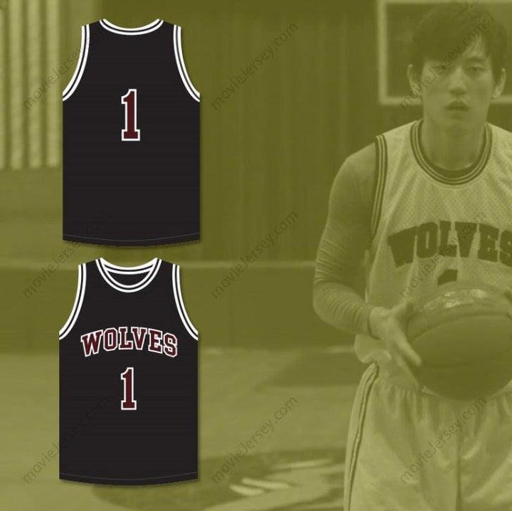 CUSTOM ANY Name Number GIL 1  HIGH SCHOOL BLACK BASKETBALL JERSEY Top Stitched S-6XL