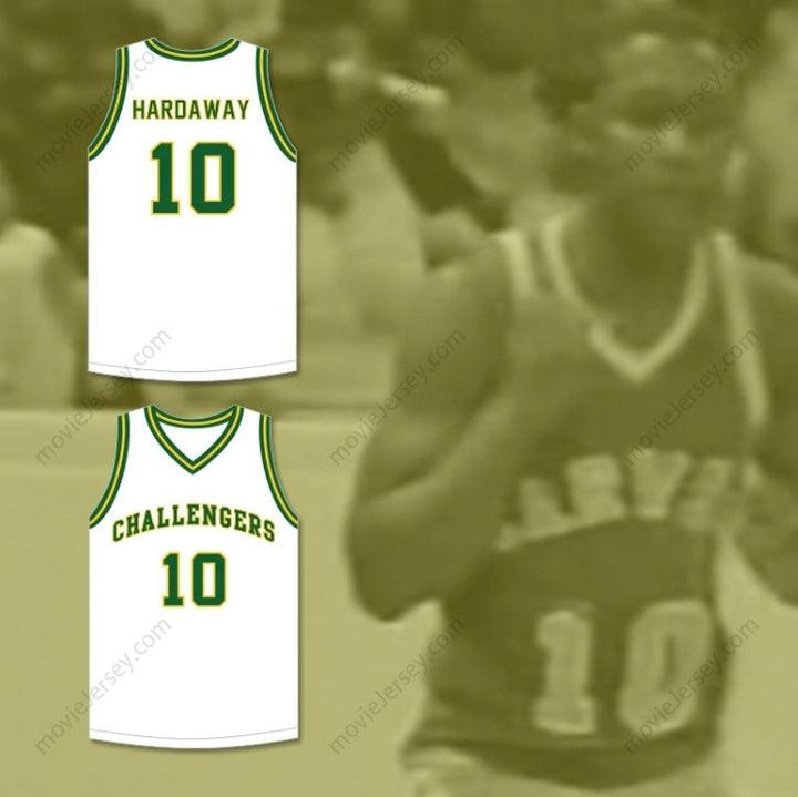 CUSTOM ANY Name Number TIM HARDAWAY 10 CARVER MILITARY ACADEMY CHALLENGERS WHITE BASKETBALL JERSEY Top Stitched S-6XL