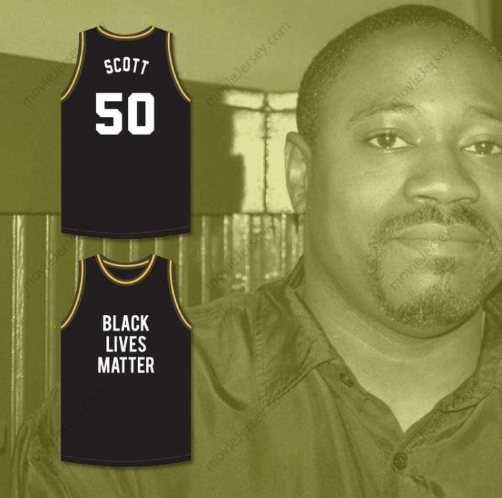 CUSTOM ANY Name Number WALTER SCOTT 50 BLACK LIVES MATTER BASKETBALL JERSEY Top Stitched S-6XL