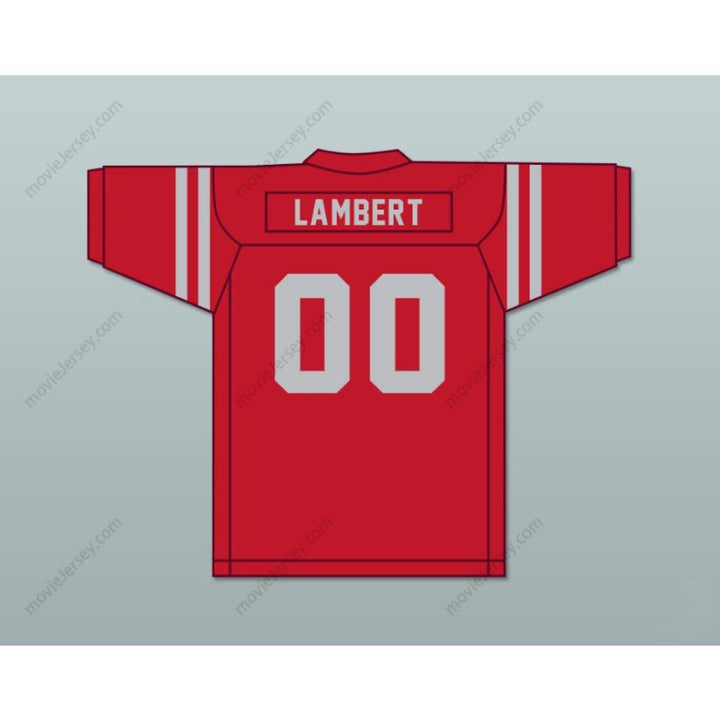 CUSTOM ANY Name Number JACK LAMBERT 00 CRESTWOOD HIGH SCHOOL RED DEVILS RED FOOTBALL JERSEY Top Stitched S-6XL